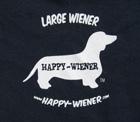 Happy-Wiener shirt sizes